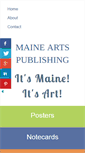 Mobile Screenshot of maineartspublishing.com